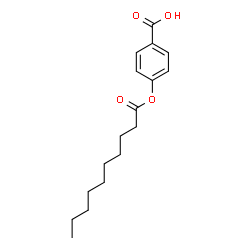ChemSpider 2D Image | 4-(Decanoyloxy)benzoic acid | C17H24O4