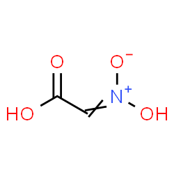 ChemSpider 2D Image | [Hydroxy(oxido)-lambda~5~-azanylidene]acetic acid | C2H3NO4