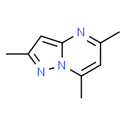 ChemSpider 2D Image | 2,5,7-Trimethylpyrazolo[1,5-a]pyrimidine | C9H11N3