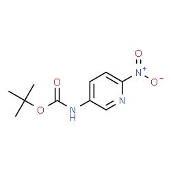 ChemSpider 2D Image | tert-Butyl (6-nitropyridin-3-yl)carbamate | C10H13N3O4