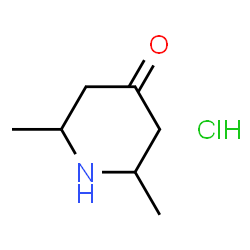 ChemSpider 2D Image | 2,6-dimethylpiperidin-4-one hydrochloride | C7H14ClNO