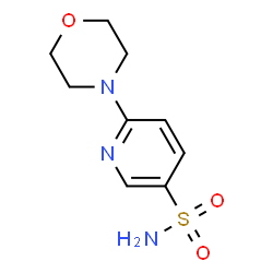ChemSpider 2D Image | 6-morpholinopyridine-3-sulfonamide | C9H13N3O3S