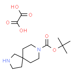 ChemSpider 2D Image | 2-Methyl-2-propanyl 2,8-diazaspiro[4.5]decane-8-carboxylate ethanedioate (1:1) | C15H26N2O6