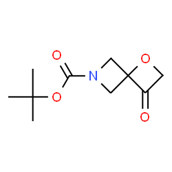 ChemSpider 2D Image | 6-Boc-1-oxa-6-azaspiro[3.3]heptan-3-one | C10H15NO4