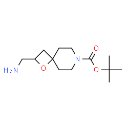 ChemSpider 2D Image | tert-Butyl 2-(aminomethyl)-1-oxa-7-azaspiro[3.5]nonane-7-carboxylate | C13H24N2O3