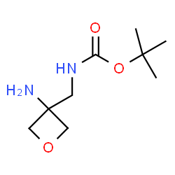 ChemSpider 2D Image | tert-Butyl (3-amino-3-oxetanyl)methylcarbamate | C9H18N2O3