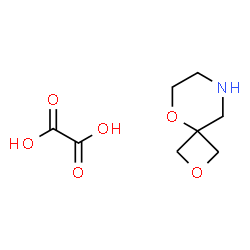 ChemSpider 2D Image | 2,5-Dioxa-8-azaspiro[3.5]nonane ethanedioate (1:1) | C8H13NO6