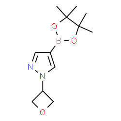ChemSpider 2D Image | 1-(oxetan-3-yl)-4-(tetramethyl-1,3,2-dioxaborolan-2-yl)-1H-pyrazole | C12H19BN2O3