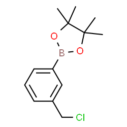 ChemSpider 2D Image | 2-(3-(Chloromethyl)phenyl)-4,4,5,5-tetramethyl-1,3,2-dioxaborolane | C13H18BClO2