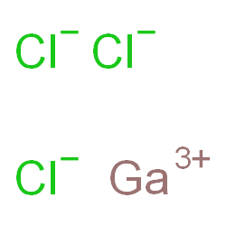 ChemSpider 2D Image | Gallium trichloride | Cl3Ga