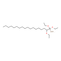 ChemSpider 2D Image | (1,1,2-Triethoxyoctadecyl)silane | C24H52O3Si