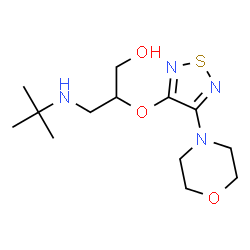 ChemSpider 2D Image | Isotimolol | C13H24N4O3S