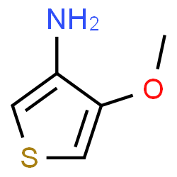 ChemSpider 2D Image | 4-Methoxy-3-thiophenamine | C5H7NOS