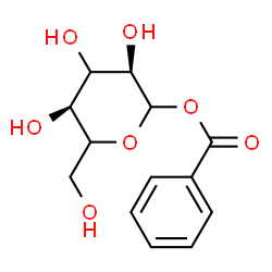 ChemSpider 2D Image | 1-O-Benzoyl-D-erythro-hexopyranose | C13H16O7