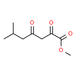 ChemSpider 2D Image | Methyl 6-methyl-2,4-dioxoheptanoate | C9H14O4
