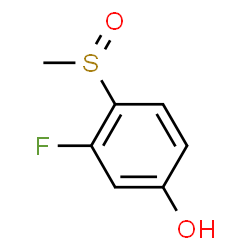 ChemSpider 2D Image | 3-FLUORO-4-METHANESULFINYLPHENOL | C7H7FO2S
