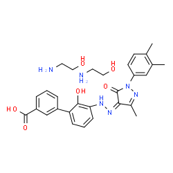 ChemSpider 2D Image | Eltrombopag olamine | C29H36N6O6