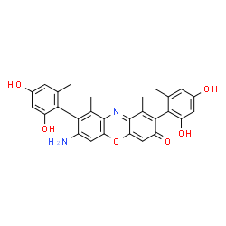 ChemSpider 2D Image | beta-aminoorcein | C28H24N2O6