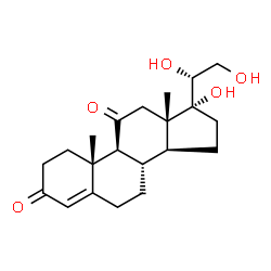 ChemSpider 2D Image | 20beta-dihydrocortisone | C21H30O5