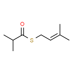 ChemSpider 2D Image | S-Prenyl thioisobutyrate | C9H16OS