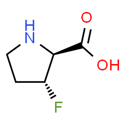 ChemSpider 2D Image | (3R)-3-Fluoro-D-proline | C5H8FNO2