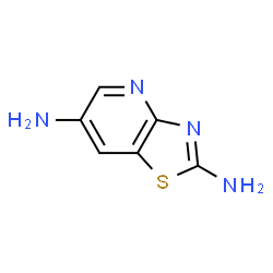 ChemSpider 2D Image | [1,3]Thiazolo[4,5-b]pyridine-2,6-diamine | C6H6N4S