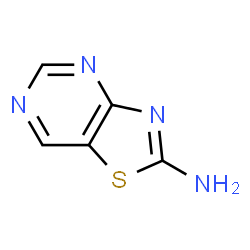 ChemSpider 2D Image | [1,3]Thiazolo[4,5-d]pyrimidin-2-amine | C5H4N4S