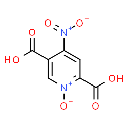 ChemSpider 2D Image | 4-Nitro-2,5-pyridinedicarboxylic acid 1-oxide | C7H4N2O7