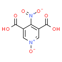 ChemSpider 2D Image | 4-Nitro-3,5-pyridinedicarboxylic acid 1-oxide | C7H4N2O7