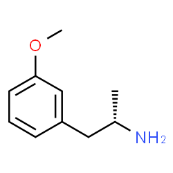 ChemSpider 2D Image | (2S)-1-(3-Methoxyphenyl)-2-propanamine | C10H15NO