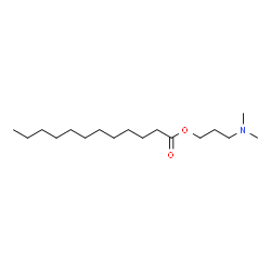 ChemSpider 2D Image | 3-(Dimethylamino)propyl laurate | C17H35NO2