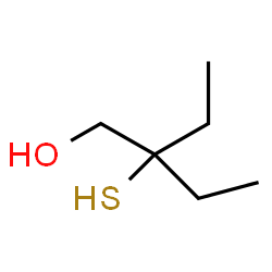 ChemSpider 2D Image | 2-Ethyl-2-sulfanyl-1-butanol | C6H14OS
