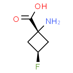 ChemSpider 2D Image | FLUCICLOVINE | C5H8FNO2