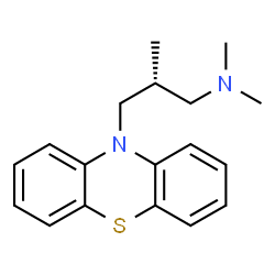 ChemSpider 2D Image | (R)-trimeprazine | C18H22N2S