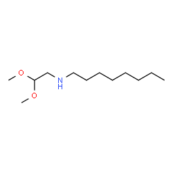 ChemSpider 2D Image | N-(2,2-Dimethoxyethyl)-1-octanamine | C12H27NO2