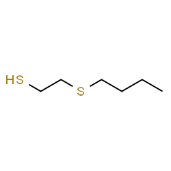 ChemSpider 2D Image | 2-(Butylsulfanyl)ethanethiol | C6H14S2