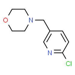 ChemSpider 2D Image | 4-[(6-Chloro-3-pyridinyl)methyl]morpholine | C10H13ClN2O