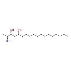 ChemSpider 2D Image | (2S,3S,5R)-2-Amino-3,5-octadecanediol | C18H39NO2