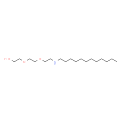 ChemSpider 2D Image | 2-{2-[2-(Dodecylamino)ethoxy]ethoxy}ethanol | C18H39NO3