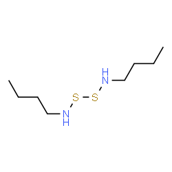ChemSpider 2D Image | N,N'-Disulfanediyldi(1-butanamine) | C8H20N2S2