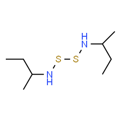 ChemSpider 2D Image | N,N'-Disulfanediyldi(2-butanamine) | C8H20N2S2
