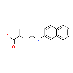 ChemSpider 2D Image | N-[(2-Naphthylamino)methyl]alanine | C14H16N2O2