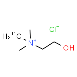 ChemSpider 2D Image | [11C]Choline chloride | C411CH14ClNO