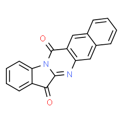 ChemSpider 2D Image | Benzo[g]indolo[2,1-b]quinazoline-6,14-dione | C19H10N2O2