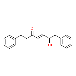 ChemSpider 2D Image | (4E,6R)-6-Hydroxy-1,7-diphenyl-4-hepten-3-one | C19H20O2