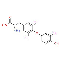 ChemSpider 2D Image | Liothyronine I 131 | C15H12131I3NO4