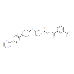 ChemSpider 2D Image | PF-4136309 | C29H31F3N6O3