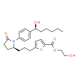 ChemSpider 2D Image | Aganepag ethanediol | C26H35NO5S