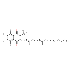 ChemSpider 2D Image | Menaquinone 4-d7 | C31H33D7O2
