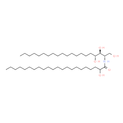 ChemSpider 2D Image | N-(2-hydroxydocosanoyl)-4-hydroxyeicosasphinganine | C42H85NO5